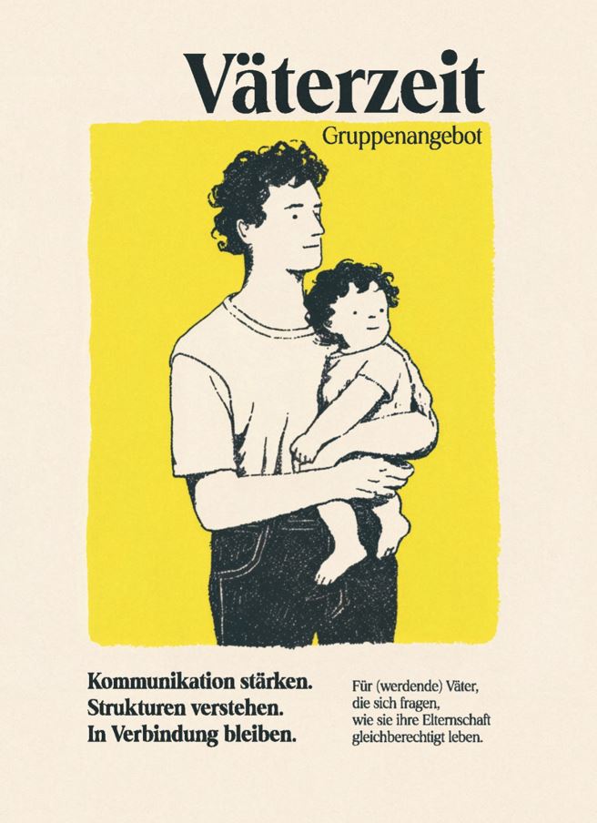 Flyer Väterzeit vorderseite